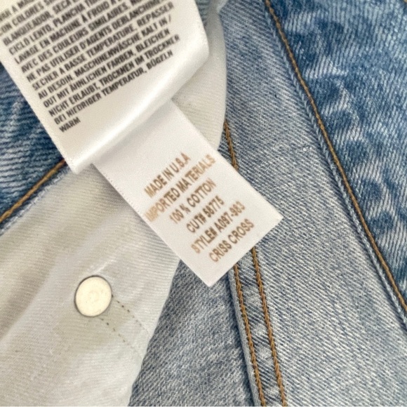 AGOLDE Criss Cross Denim Jeans - Picture 11 of 15